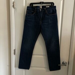 Hiroshi Kato Jeans Men's  The Pen Slim Fit Selvedge Dark Blue